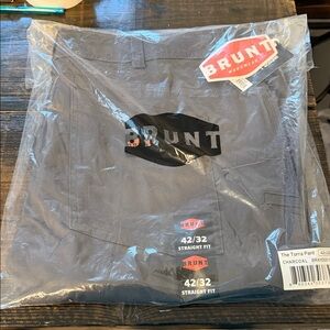 Brunt Workwear Torra Straight Fit Pants - Charcoal